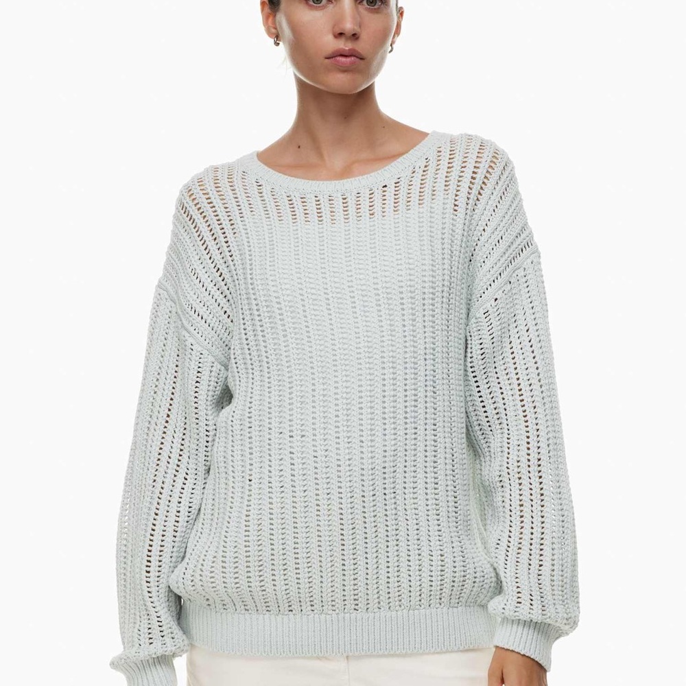 Wilfred Free Afterglow Sweater in the Colour Glacier Blue